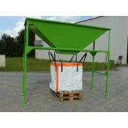 Tb-f - trémies de remplissage big-bag sur pieds - goubard sarl - capacité : de 830 à 1460 l
