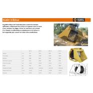 Fraises hydrauliques transversales, longitudinales et trancheuses pour pelles - Brault Matériel_4