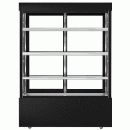 Vitrine réfrigérée pour pâtisserie MADRID - 1500 mm - 3 étagères - Noir_4