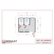 WC de chantier  mobile Neuf SC-A3000.2_5