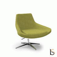 Fauteuil Lounge pivotant Storn - Mobel linea. - Vert, Standard_4