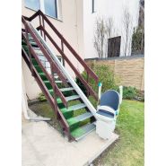 Monte escalier extérieur droit 1000 résistant aux intempéries_4