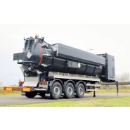 Ecovac Trailer - Remorque hydrocureur KOKS - citerne inox 23 m3 - sans réservoir d’eau de service_4