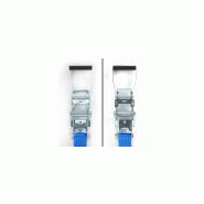 Sangle d'arrimage 50mm 2 pieces avec crochet droit 8.5m+0.5m 4tonnes_4