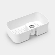 Serviteur de douche -White ReNew de Brabantia - Rangement pratique et compact pour shampoings, gels douche et accessoires_4