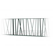 GC3404 - Barrières urbaines Urban'NT en acier avec montants et main courante en fer plat_4