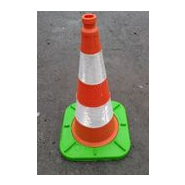 Cône routier lesté haute résistance à l'impact - K5A: BIG FOOT - ADS EQUIPEMENTS EURL - 3 tailles, personnalisable, recyclable_4