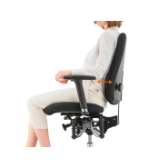Siège de bureau pivotant, ergonomique avec accoudoirs réglables - 260 qi_4