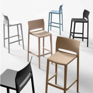 Chaise empilable Bakhita pour restaurants et collectivités - intérieur et extérieur - technopolymère - fabriquée en Italie_4
