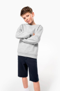 Sweat-shirt col rond enfant - Réf: K4038 - Kariban - 80% coton / 20% polyester - Fabriqué au Portugal_4