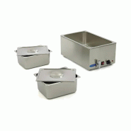 Bain-marie électrique professionnel - 2 x GN 1/2 - avec robinet de vidange - Bacs GN inclus | Maxima_4