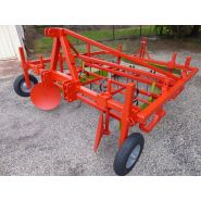 Butteuse vibro peigne Sicam - attelage par chapes ou par pitons - disques 460 mm - largeur de travail jusqu'à 1,40 m_4