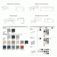 Banque d'accueil avec PMR Torino - 200, Droite, Non, Noyer grisé / anthracite_4