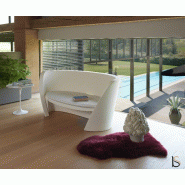 Canapé 2 places lumineux - Slide - Blanc_4