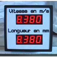 Indicateur numérique Géant, existe en plusieurs modèles standards - Capacité d'affichage de 9999 points - Série INTG_4