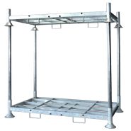 Palette métallique robuste pour entrepôts et stockage sécurisé