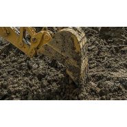 Godet d'excavation à usage normal avec lame de nivellement - caterpillar finance france - 1 600 mm (63 in) - poids 1270 kg_4