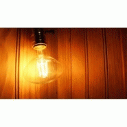 Pack de 3 ampoules vintage LED E27 4W - Style Edison R80 avec filaments visibles_4
