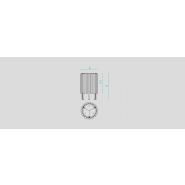 Poubelle publique UP16 - Corbeille Salou - Novatilu - 45 litres - Métallique et Bois_4