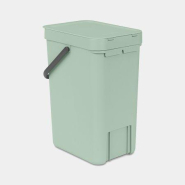 Bio-seaux de collecte Multi-talent 100 % recyclable - Volume S de 12 Litres - Brabantia Sort & Go - 12 litres - Jade Green_4
