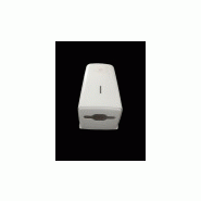 Distributeur papier toilette plie enchevetre abs blanc laize jusqu'a 12.5cm - hauteur 23cm_4