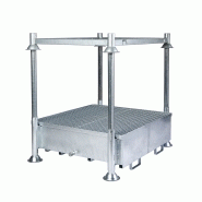 Support de filtration sur rétention pour big-bag (retentmud)