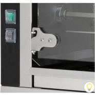 Rôtissoire professionnelle à gaz avec 2 broches pour 10 poulets_4