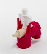 Distributeur de savon mural MultiFlex - mécanisme 100% jetable - personnalisable_4