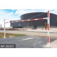 Portique limiteur d'accès universel fixe - Traverse coulissante et hauteur réglable de 2,2 à 4,5 m_4