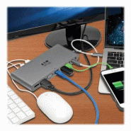 Tripp Lite U442-DOCK4-INT station d'accueil Avec fil USB 3.2 Gen 2 (3.1 Gen 2) Type-C Gris_4