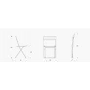 Chaise pliante LFM2600_8557 - Lafuma - en tube acier laqué avec toile Batyline® Iso Moss - compacte et résistante_4