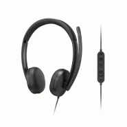 Lenovo VoIP Headset 5000 Casque Avec fil Arceau Bureau/Centre d'appels USB Type-C Noir_4
