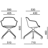 Chaise polyvalente - LORE PIVOT_4