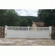 Portail battant semi plein - 4000 / 1300_4