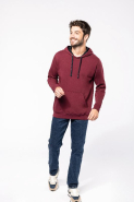 Sweat-shirt à capuche bicolore homme - Kariban - Réf: K446 - 80% coton peigné, 280 g/m²_4