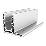 0070rail15 - Garde-corps en verre - Sadev - Fixation au sol - Épaisseur jusqu'à 25,52 mm_4