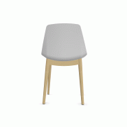 Lot 4 chaises Suite pieds bois blanc_4