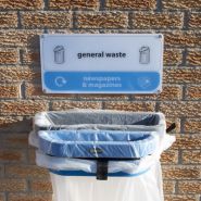 TSU - Poubelle publique Glasdon - 110 à 180 litres - Unité de rétention de sac_4