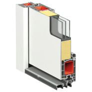 Vidaxl porte d'entrée blanc 100x210 cm aluminium et pvc 3157066_4