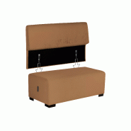 Canapé 2 places terre de sienne_4