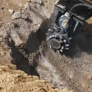 Fraise hydraulique pour pelle 13 à 20t - Rockwheel G60 - Optimisée pour couple et profondeur_4