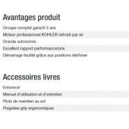 Perform 4500 XL AVR Groupe électrogène - Kohler - 4 kW max - 50 Hz - 230 V_4