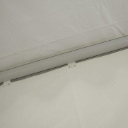 Tente pliante professionnelle 3x3m - Aluminium 50mm - Bâche 520g/m² - Norme M2 - Blanche_4