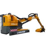 Broyeur forestier robuste avec tube rotor de 125 mm