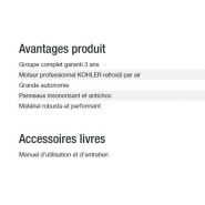 Prestige 3000 C5 - Groupe électrogène Kohler - 50 Hz - 2,80 kW - 230 V_4