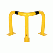 Arceau de protection d'angle en acier Ø 76 mm  - Largeur 600 mm_4
