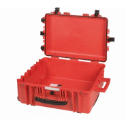 Mallettes rigides à usage intensif avec roulettes - 53 L - 4750RCHDW02RED - Résine structurée, hermétique et résistante_4