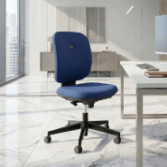 Siège de bureau Alaia moyen dossier - Sokoa - Bleu, Contact permanent, Classique_4