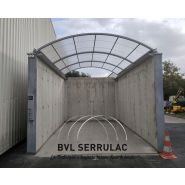 Toiture télescopique légère Delta Junior - ouverture manuelle simple - protection contre intempéries - polycarbonate UV_4