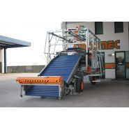 Récolteuse de légumes 8300 lattuga - ortomec srl - puissance du moteur 50 à 75 cv - largeur de la tête de récolte 130 à 180 cm_4